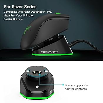 Amazon | ロジクール用 G Pro X RGB 充電器 Razer 用DeathAdder